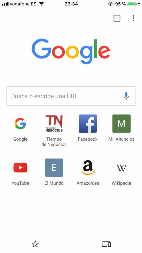 IOS de Google Chrome