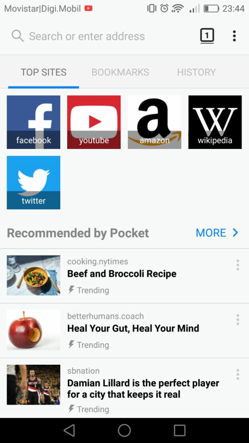 Android de Mozilla Firefox
