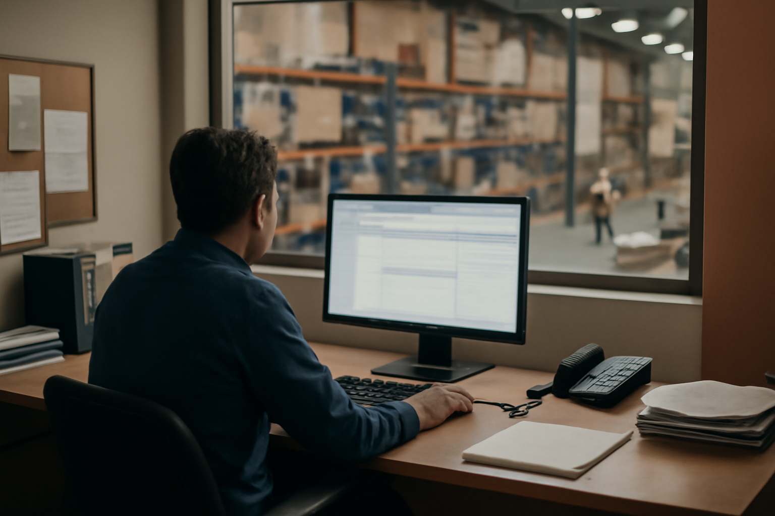 Ilustración conceptual sobre qué importancia tiene un ERP en el mundo de la industria