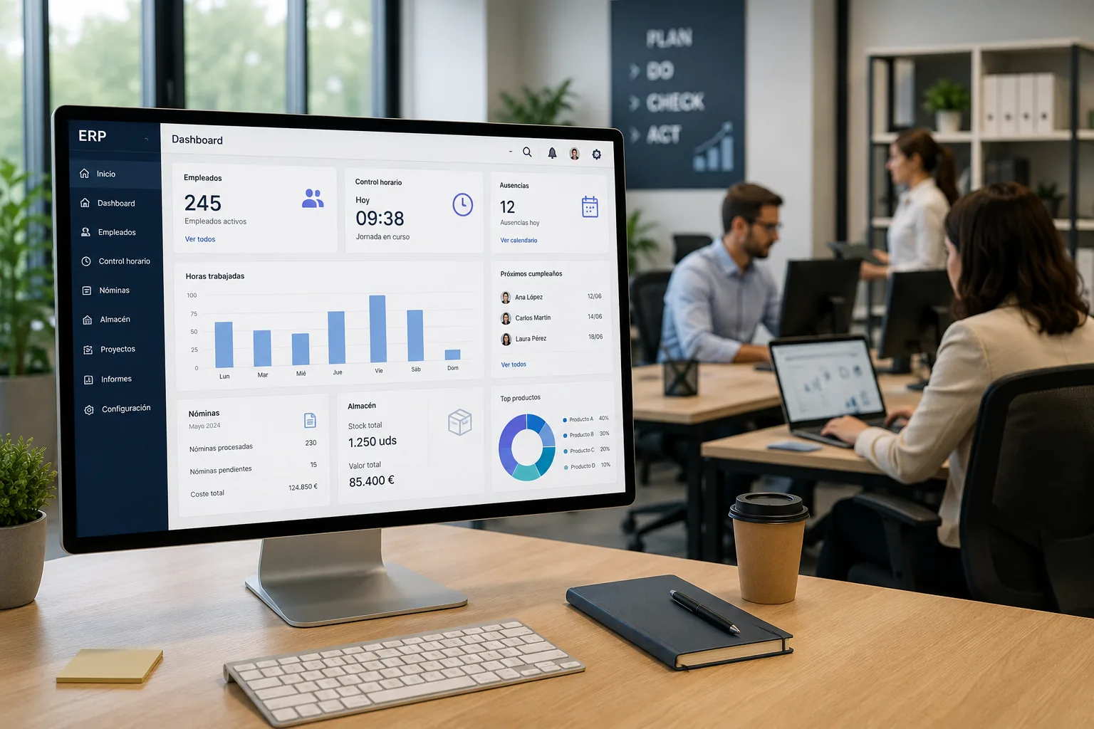 Programa de Recursos Humanos y Software de Control Horario