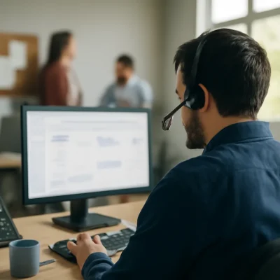Ilustración conceptual sobre CRM y productividad una base tecnológica para integrar datos